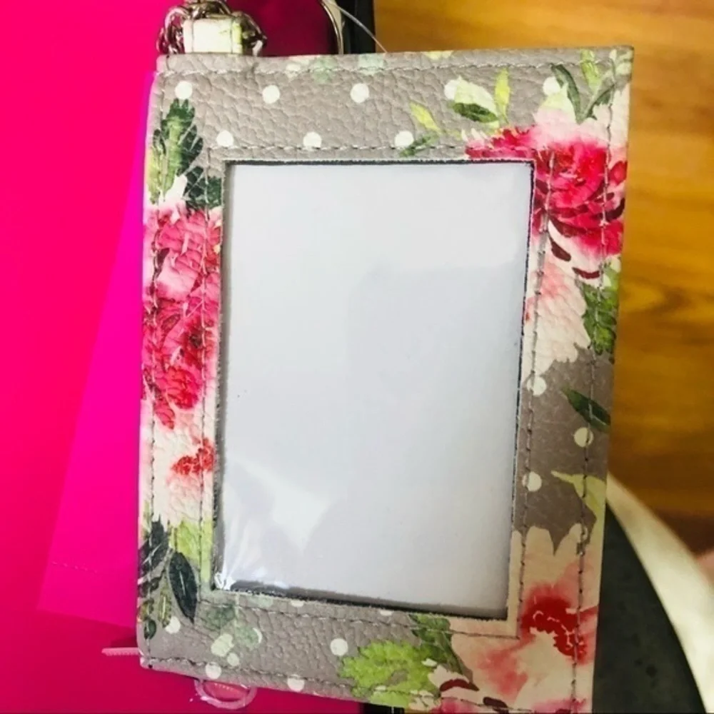 Betsey Johnson Dog Face Mini Backpack & Wallet Box Set Floral NWT